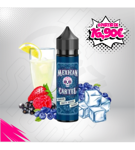 LIMONADE FRUITS ROUGES BLEUETS 50ML – MEXICAN CARTEL