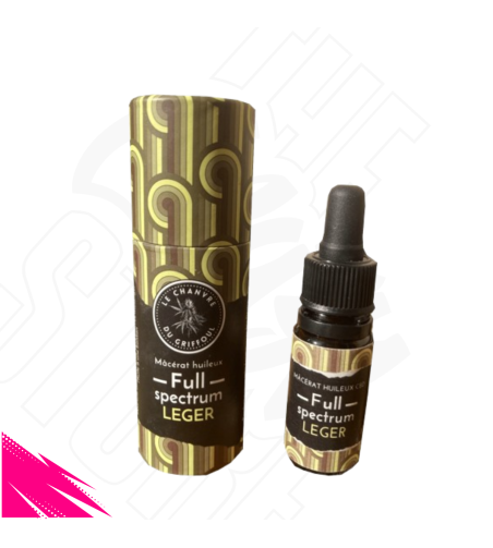 🌿 Huile sublinguale de CBD bio "Légère" — Macérât huileux (full spectrum)