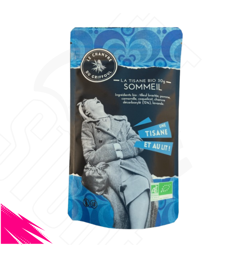 Tisane sommeil au CBD bio (12%)