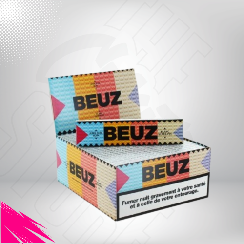 Feuilles A Rouler Blanc Slim (50pcs) - Beuz