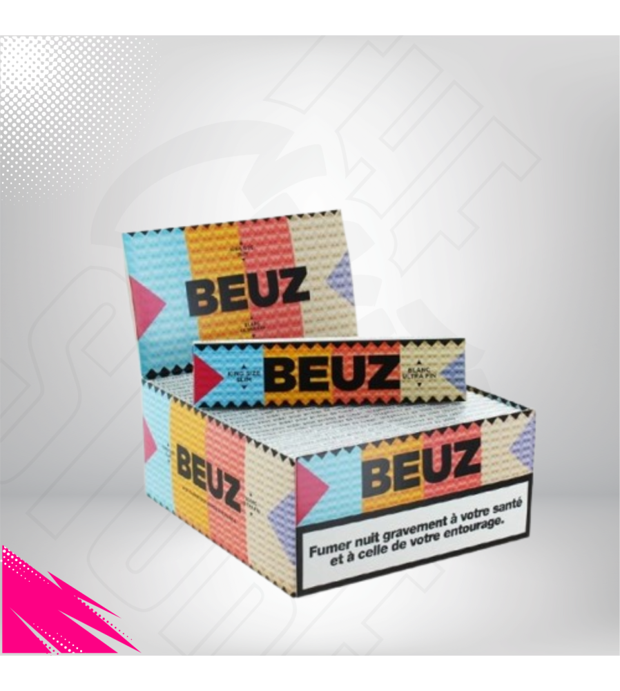 Feuilles A Rouler Blanc Slim (50pcs) - Beuz