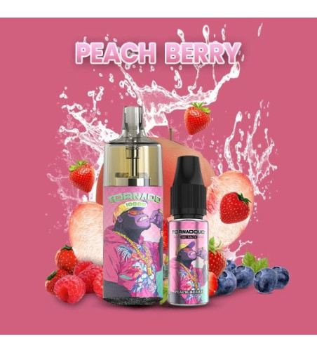 TORNADO 10000 PEACH BERRY 10/20MG the crazy store