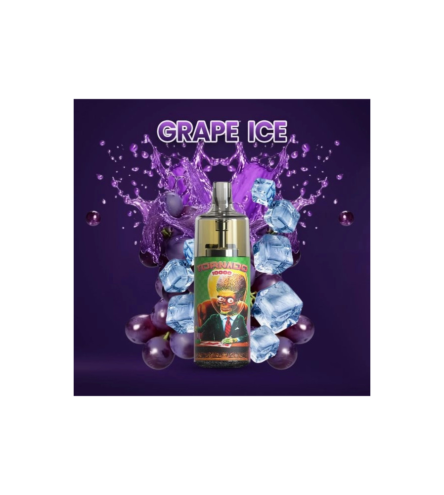 TORNADO 10000 GRAPE ICE 10/20MG the crazy store