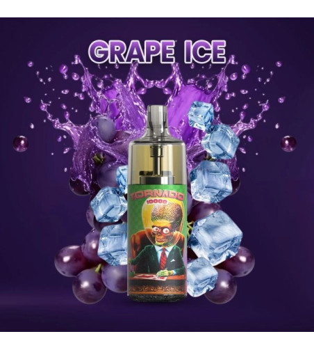 TORNADO 10000 GRAPE ICE 10/20MG the crazy store