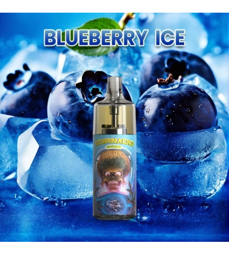 TORNADO 10000 BLUEBERRY ICE 10/20MG the crazy store