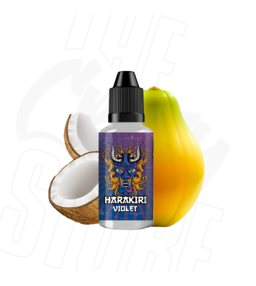 Harakiri VIOLET – Papaye, Ananas, Mangue & Noix de Coco Concentré 30ml