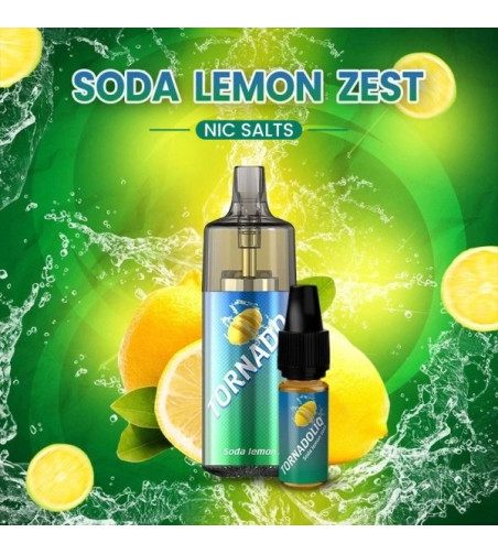 TORNADO 10000 SODA LEMON ZEST 10/20MG DRINK EDITION the crazy store
