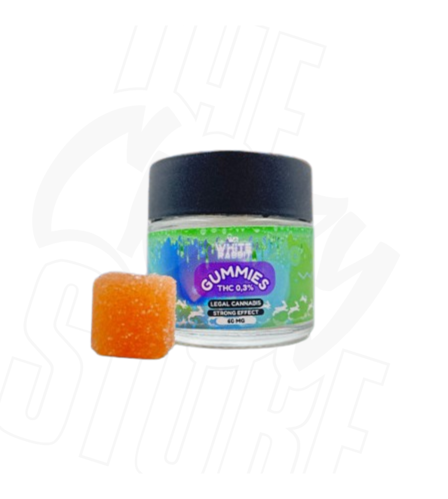 Gummies Strong THC 0,3% White Rabbit (Pot de 6)